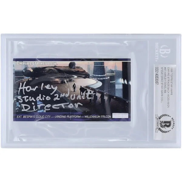 Harley Cokeliss Signed 1995 Topps Empire Strikes Back Widevision #87 | BGS 10