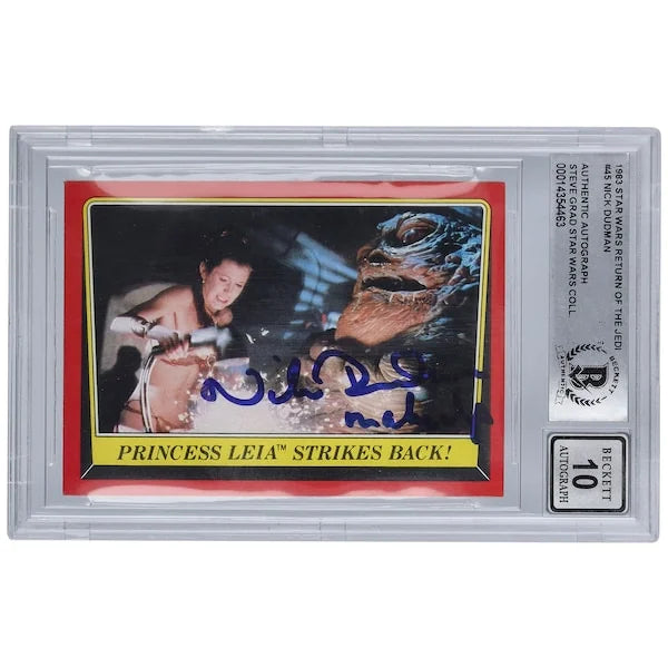 Nick Dudman Signed 1983 Topps Return of the Jedi #45 | BGS 10