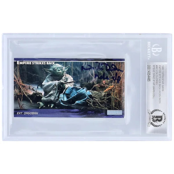 Nick Dudman Signed 1995 Topps Empire Strikes Back Widevision #68 | BGS 10