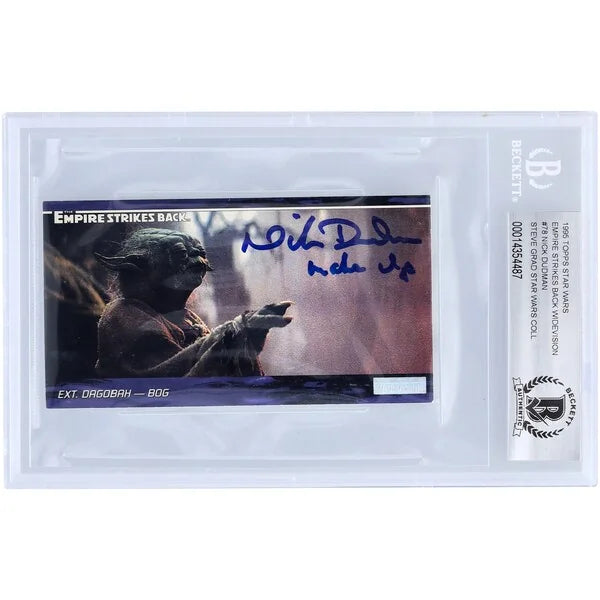 Nick Dudman Signed 1995 Topps Empire Strikes Back Widevision #78 | BGS 10
