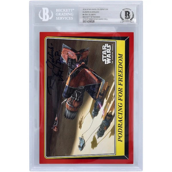 Ray Gilberti Signed 2016 Topps Star Wars Celebration Europe #3 Card | VFX D.P. Inscription