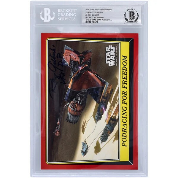 Ray Gilberti Signed 2016 Topps Star Wars Celebration Europe #3 Card | VFX D.P. Inscription