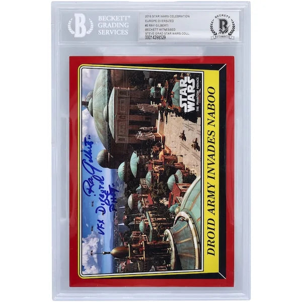 Ray Gilberti Signed 2016 Topps Star Wars Celebration Europe #2 Card | BGS Authenticated