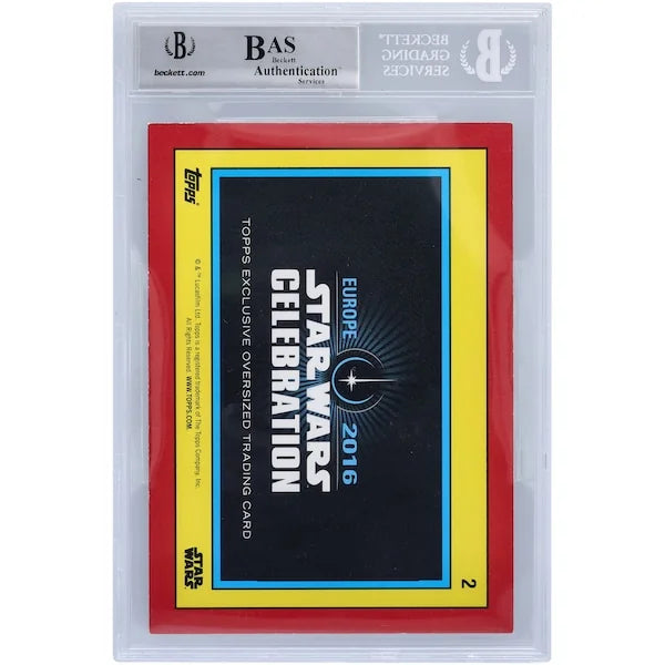 Ray Gilberti Signed 2016 Topps Star Wars Celebration Europe #2 Card | BGS Authenticated