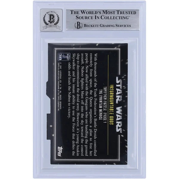 Ray Gilberti Signed 2007 Topps 30th Anniversary Star Wars Triptych #13 | BGS 10