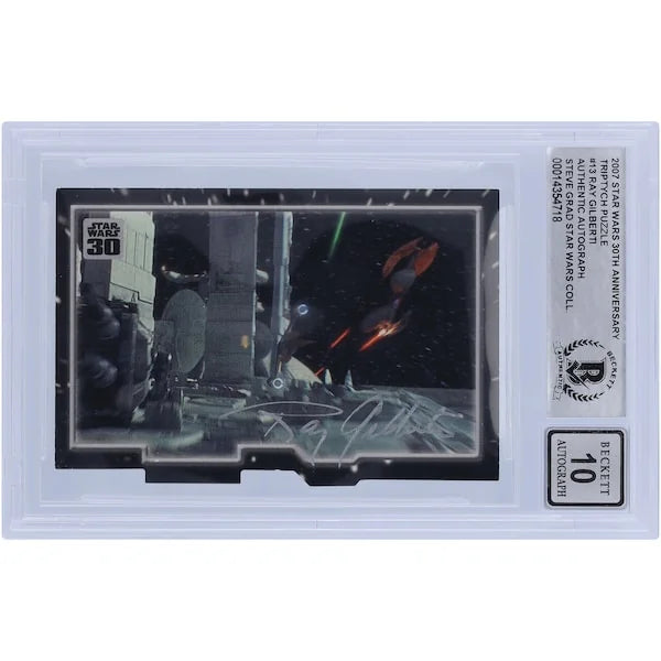 Ray Gilberti Signed 2007 Topps 30th Anniversary Star Wars Triptych #13 | BGS 10