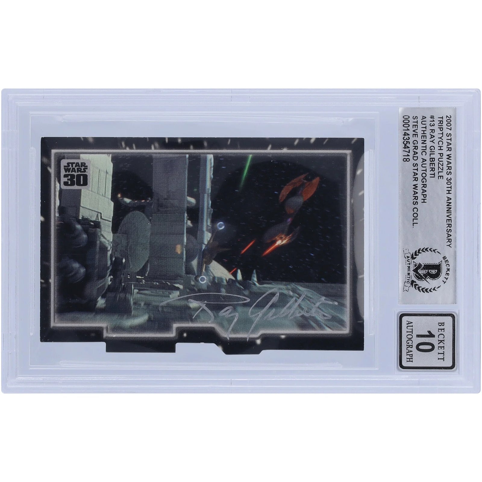 Ray Gilberti Signed 2007 Topps 30th Anniversary Star Wars Triptych #13 | BGS 10