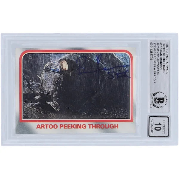 Brian Johnson Signed 1980 Topps Empire Strikes Back #62 | BGS 10