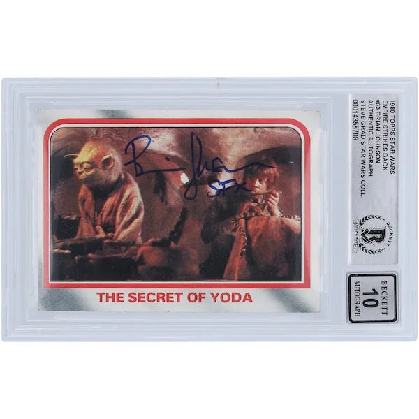 Brian Johnson Signed 1980 Topps Empire Strikes Back #63 | BGS 10