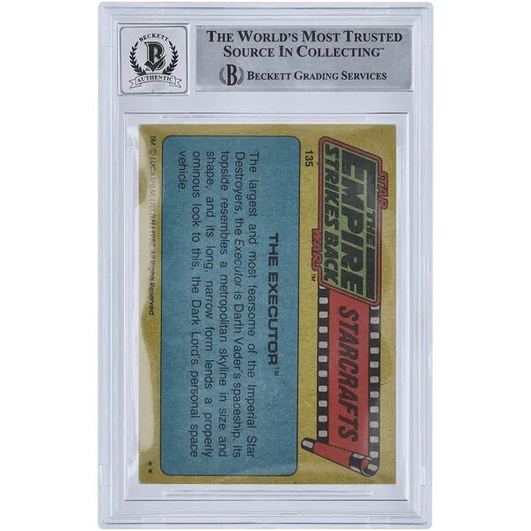 Brian Johnson Signed 1980 Topps Empire Strikes Back #135 Card | BGS 10