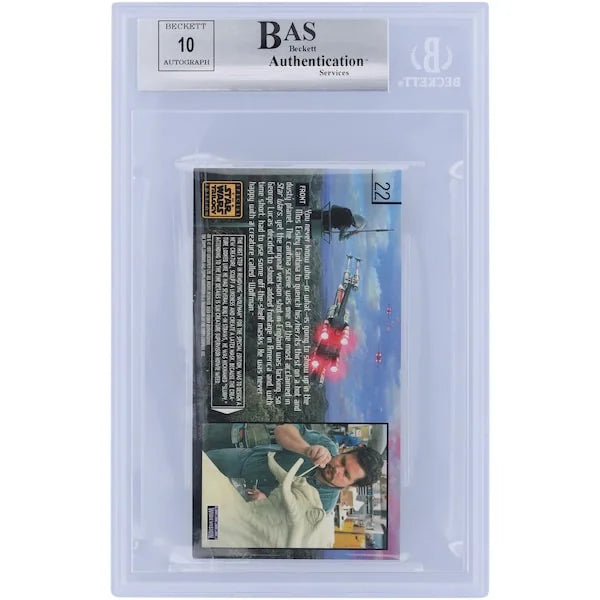 Penny McCarthy Signed 1997 Topps Star Wars Trilogy SE Widevision #22 | BGS 10