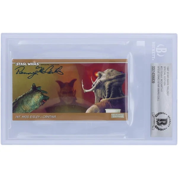 Penny McCarthy Signed 1997 Topps Star Wars Trilogy SE Widevision #22 | BGS 10