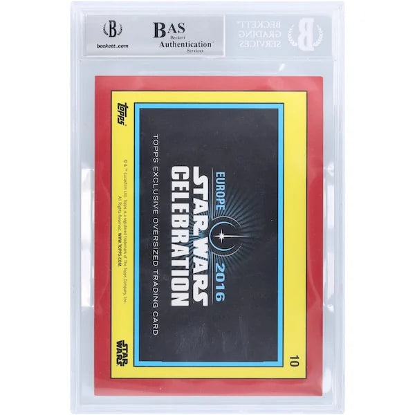 David Prowse Signed 2016 Topps Star Wars Celebration Europe #10 Card | BGS Authenticated