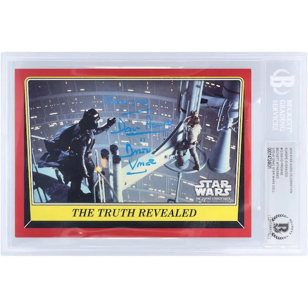 David Prowse Signed 2016 Topps Star Wars Celebration Europe #10 Card | BGS Authenticated