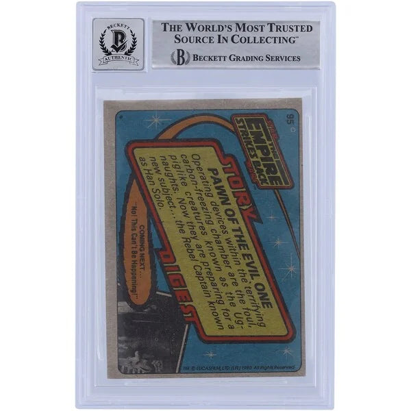 Mike Edmonds Signed 1980 Topps The Empire Strikes Back #95 | BGS 10