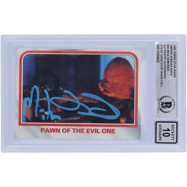 Mike Edmonds Signed 1980 Topps The Empire Strikes Back #95 | BGS 10