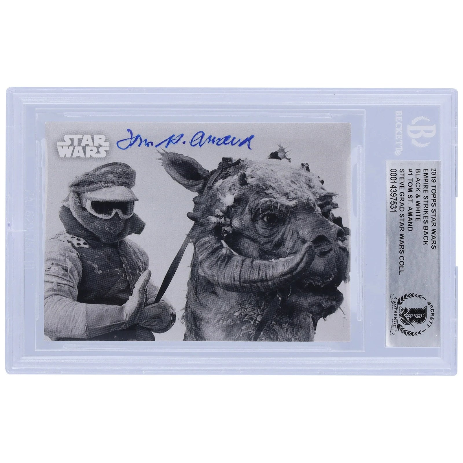 Tom St. Amand Signed 2019 Topps Empire Strikes Back #1 | BGS Authenticated