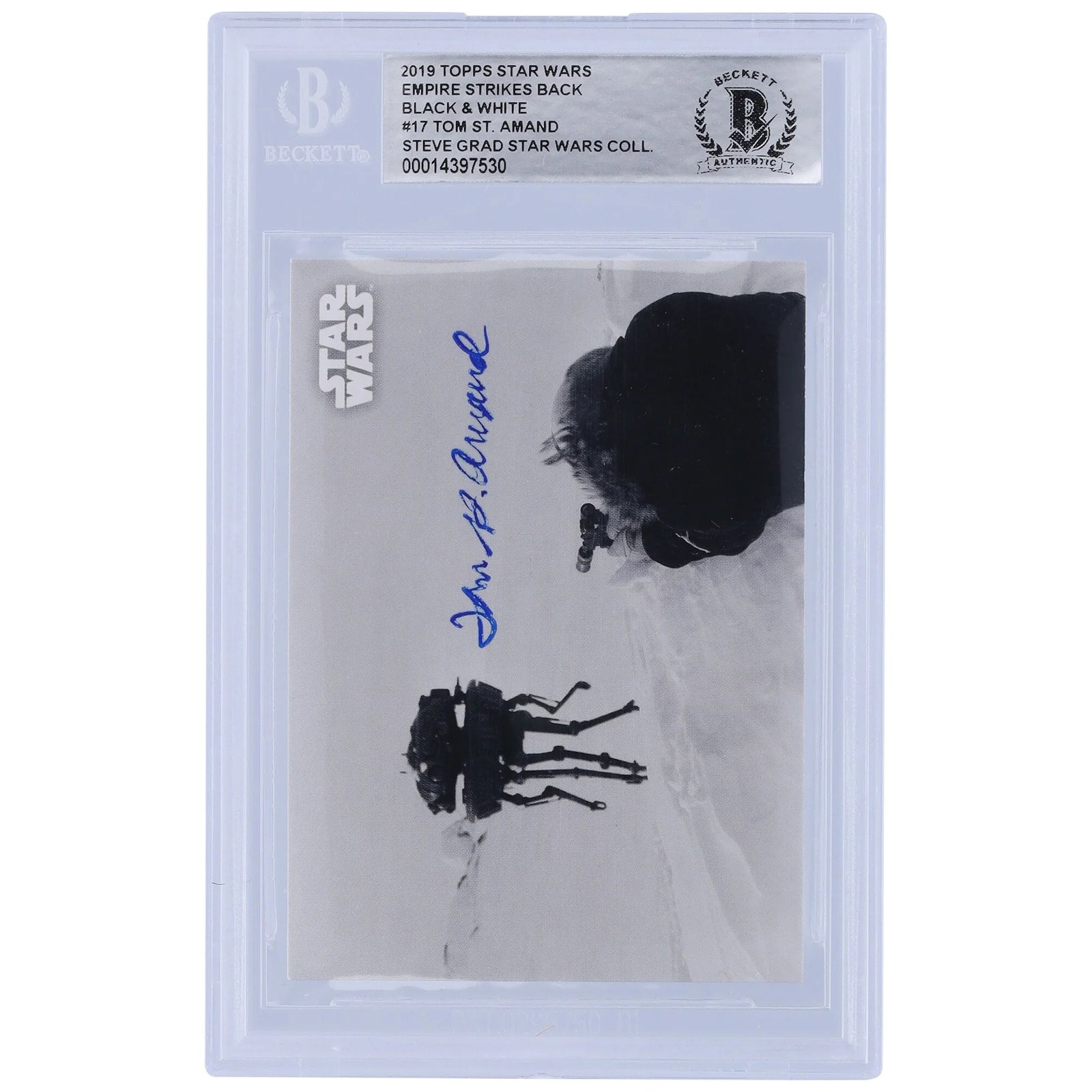 Tom St. Amand Signed 2019 Topps Empire Strikes Back Card #17 | BGS Authenticated
