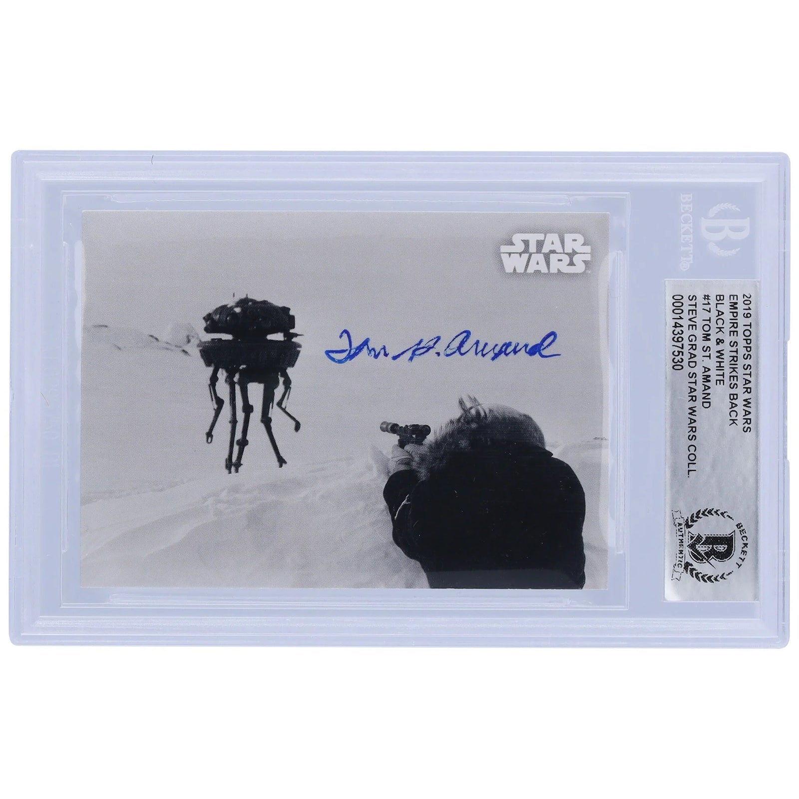Tom St. Amand Signed 2019 Topps Empire Strikes Back Card #17 | BGS Authenticated