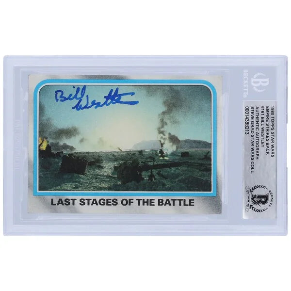 Bill Westley Signed 1980 Topps Empire Strikes Back #161 | BGS Authenticated