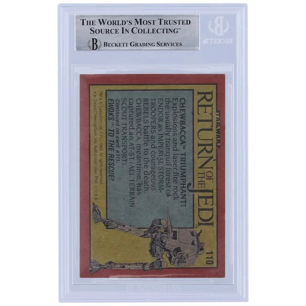 Daniel Zormeier Signed 1983 Topps Return of the Jedi #110 Card | Chewy Inscription