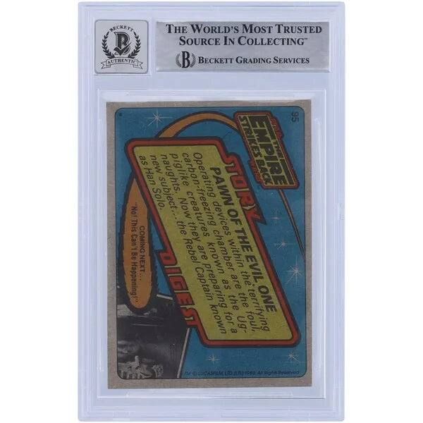 Jane Busby Signed 1980 Topps Empire Strikes Back #95 Card | BGS 10 Ugnaught