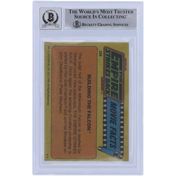 Roger Nichols Signed 1980 Topps Empire Strikes Back #258 | BGS 10