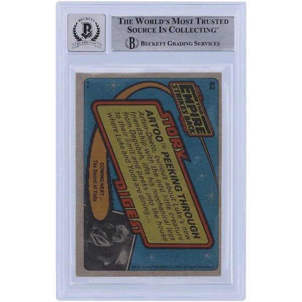 Roger Nichols Signed 1980 Topps Empire Strikes Back #62 | BGS 10