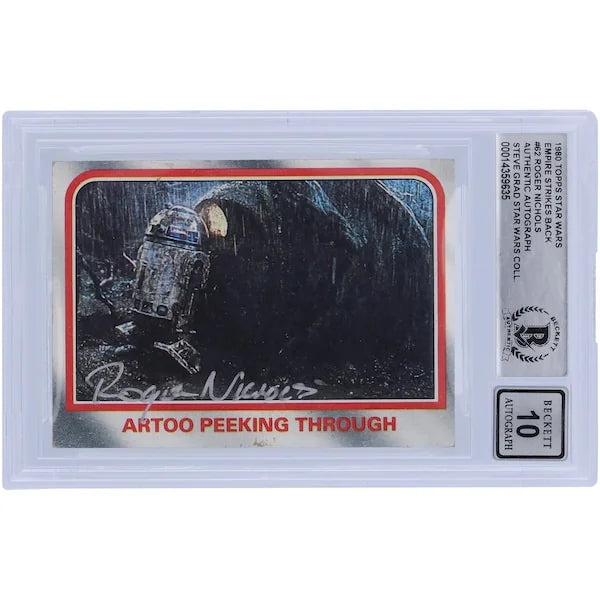 Roger Nichols Signed 1980 Topps Empire Strikes Back #62 | BGS 10