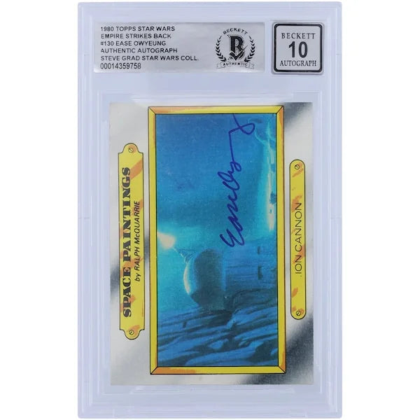 Ease Owyeung Signed 1980 Topps Empire Strikes Back #130 Card | BGS 10