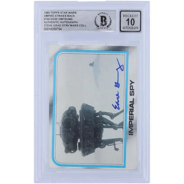 Ease Owyeung Signed 1980 Topps Empire Strikes Back #150 | BGS 10