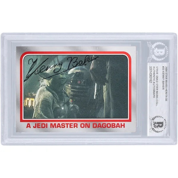 Kenny Baker Signed 2004 Topps Heritage #33 Card | R2-D2 Actor