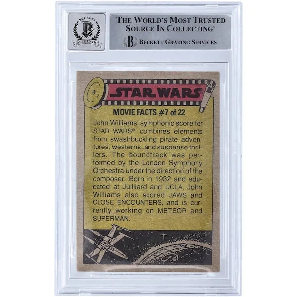 Mark Hamill Signed 1977 Topps Star Wars #300 Card | BGS Authenticated 10