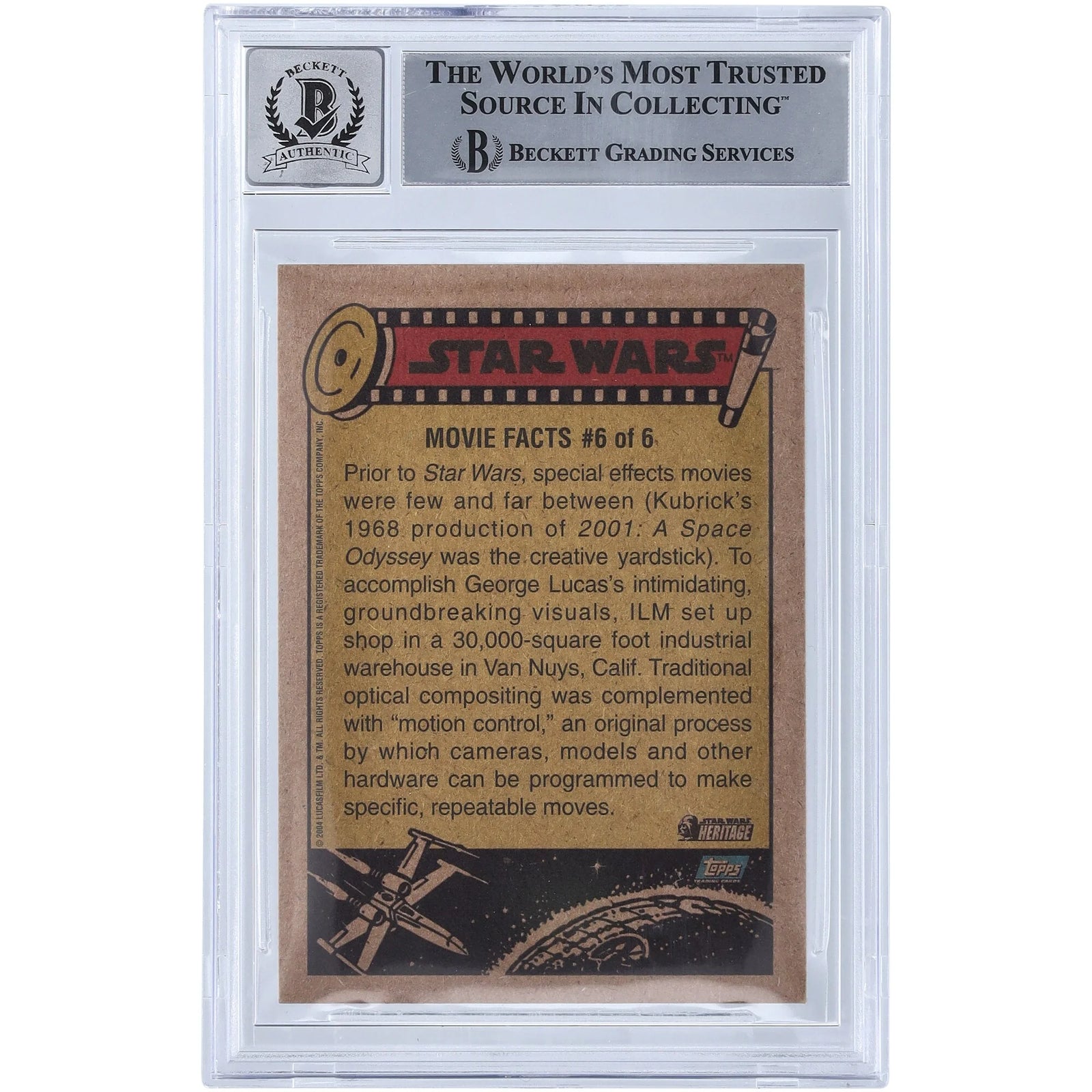Peter Mayhew Signed 2004 Topps Heritage #12 Card | BGS 10 Chewbacca