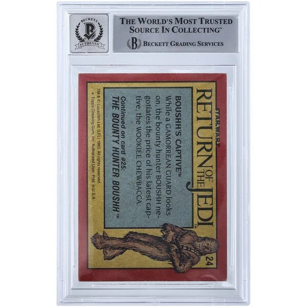 Peter Mayhew Signed 1983 Topps Return of the Jedi #24 Card | BGS 10 Chewbacca