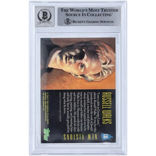 Peter Mayhew Signed 1993-95 Topps Galaxy #135 Card | BGS 10 Chewbacca