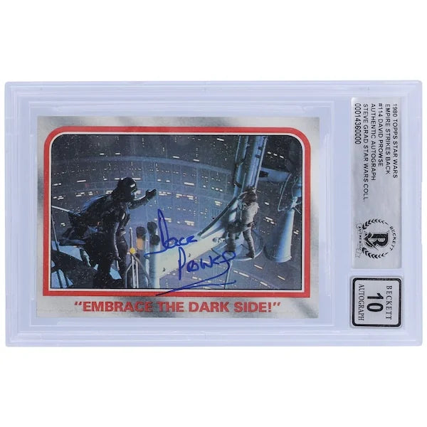 David Prowse Signed 1980 Topps Empire Strikes Back #114 | BGS 10