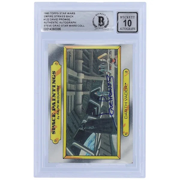 David Prowse Signed 1980 Topps Empire Strikes Back #122 | BGS 10