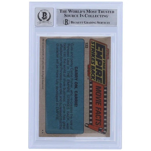 David Prowse Signed 1980 Topps Empire Strikes Back #122 | BGS 10