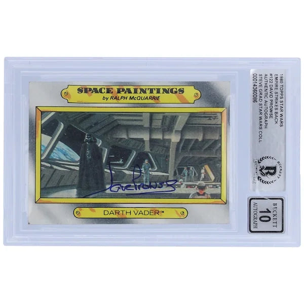 David Prowse Signed 1980 Topps Empire Strikes Back #122 | BGS 10