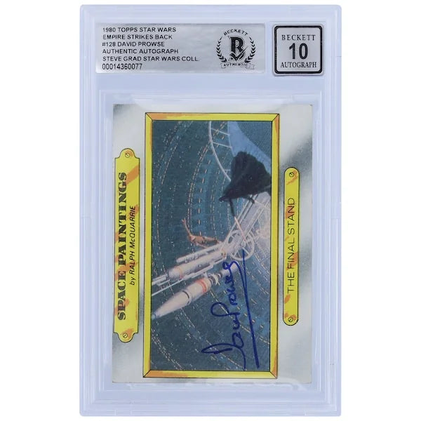 David Prowse Signed 1980 Topps Empire Strikes Back #128 | BGS 10
