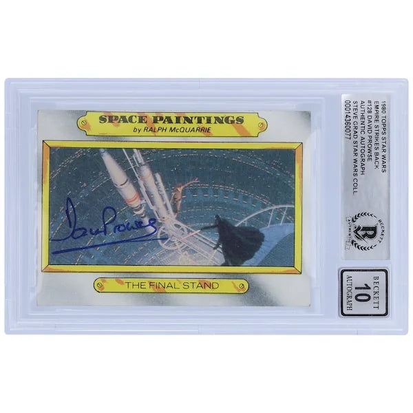 David Prowse Signed 1980 Topps Empire Strikes Back #128 | BGS 10