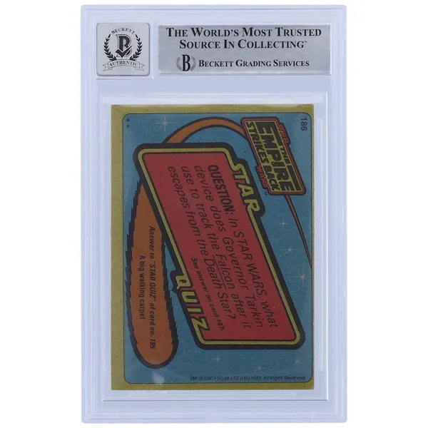 David Prowse Signed 1980 Topps Empire Strikes Back #186 | BGS 10