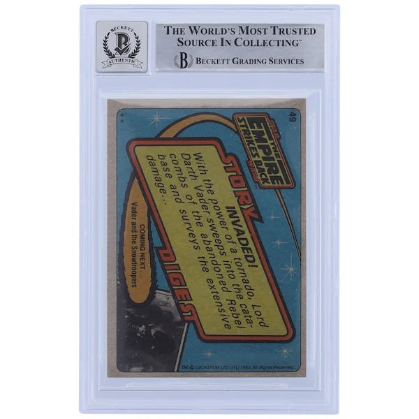 David Prowse Signed 1980 Topps Empire Strikes Back #49 | BGS 10