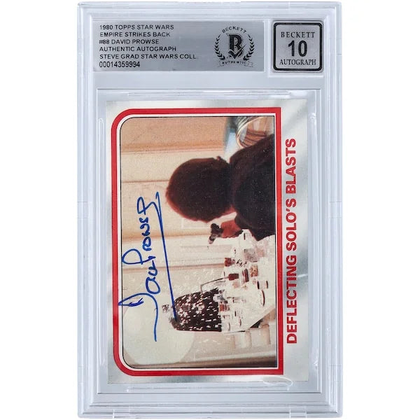David Prowse Signed 1980 Topps Empire Strikes Back #88 | BGS 10