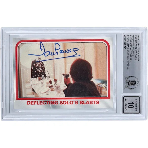 David Prowse Signed 1980 Topps Empire Strikes Back #88 | BGS 10