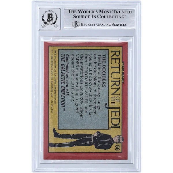 David Prowse Signed 1983 Topps Return of the Jedi #56 Card | BGS 10