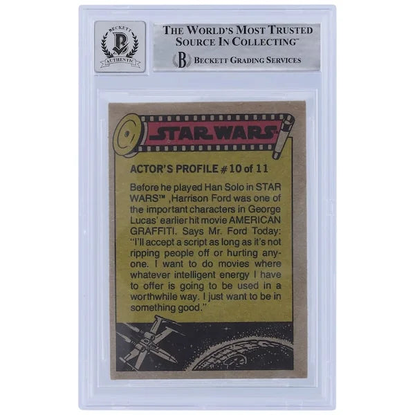 Carroll Ballard Signed 1977 Topps Star Wars Series 1 #130 | BGS 10
