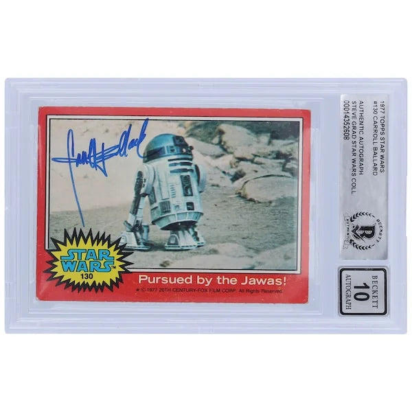Carroll Ballard Signed 1977 Topps Star Wars Series 1 #130 | BGS 10