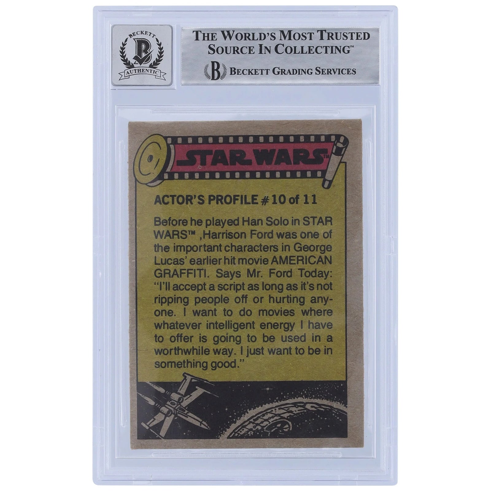 Carroll Ballard Signed 1977 Topps Star Wars Series 1 #130 | BGS 10